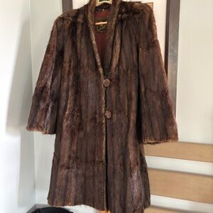 Mink fur coat Sz Med. Vintage.